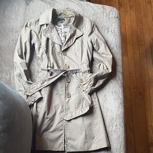 H&M Beige Trench Coat with Belt
